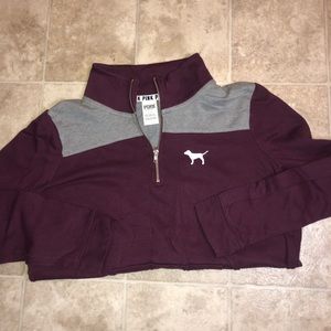 Victoria Secret Pink quarter zip